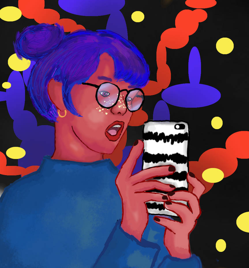Colorful girl