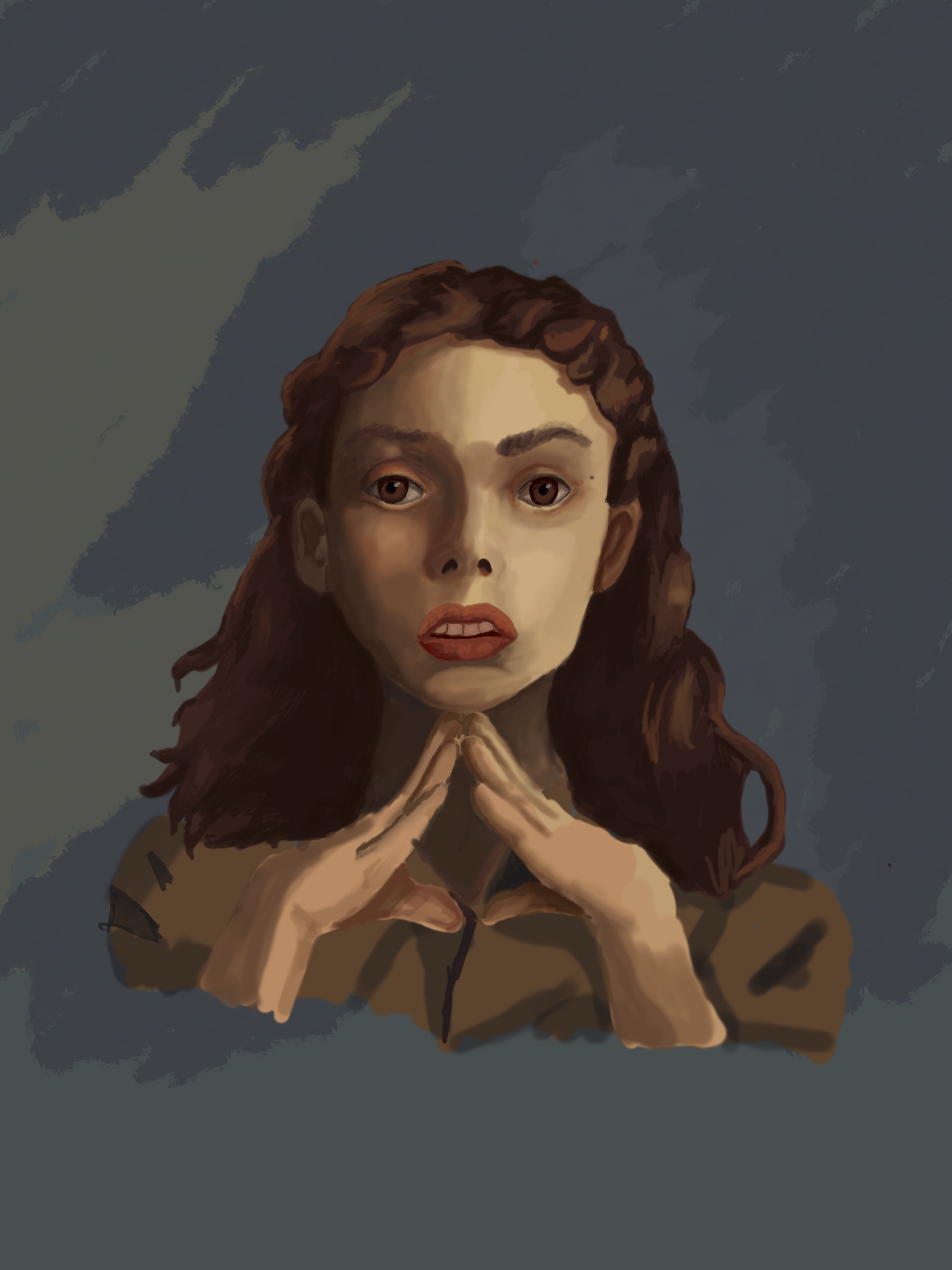 Girl with Hands